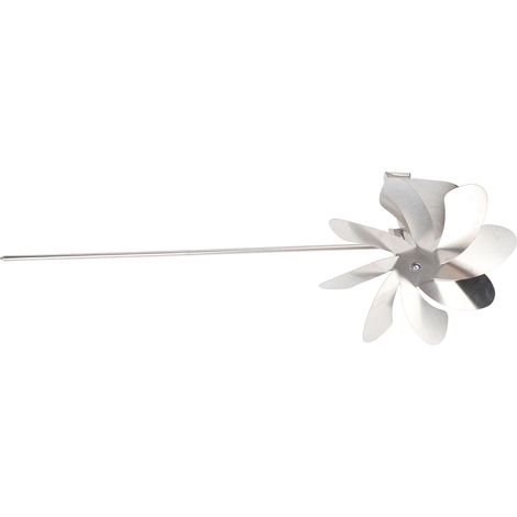 Girouette pivotante à 360 degrés en acier inoxydable, en forme d'éolienne, pour jardin extérieur (1/5)