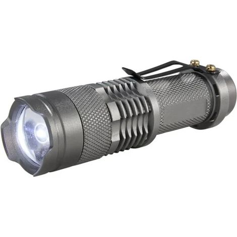 3 Watt LED Taschenlampe Titan, 80Lumen, IPX4, fokussierbar (1/5)