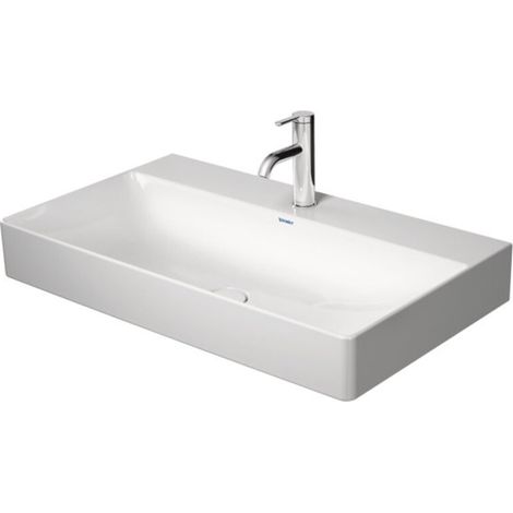 Lavabo Duravit DuraSquare para muebles, 80x47cm, sin agujero para (1/3)