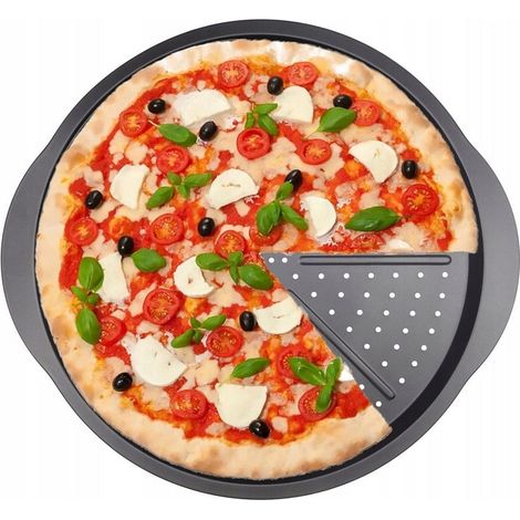 Pizzabackblech, 38 cm, antihaftbeschichtet (1/5)