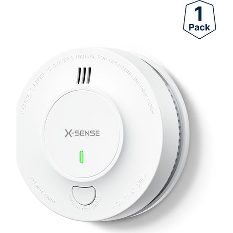 X-Sense Rilevatore di Fumo e Allarme Anti-incendio Interconnesso Wireless con bater¨ªa para 10 aos, Conforme allo Standard EN 14604, SD19-W