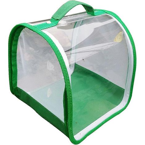 Petit habitat à papillons, cage à insectes en filet, terrarium portable avec poignée de transport 20 x 20 x 20 cm (1/5)