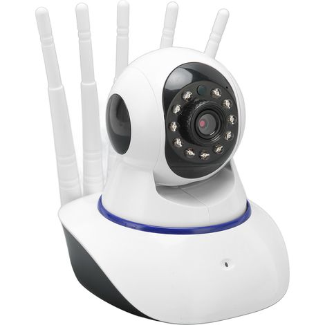 Caméra sans fil Wi-Fi, communication bidirectionnelle, haute définition, vision nocturne, pour intérieur et extérieur, prise US, large plage de tension (1/5)