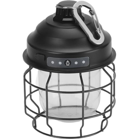 Lampe suspendue vintage rechargeable pour extérieur, lanterne de camping portable, éclairage de tente, décoration jardin patio terrasse (1/5)