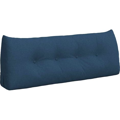 Back Pillow Blue 120 x 24 x 50 cm Fabric vidaXL