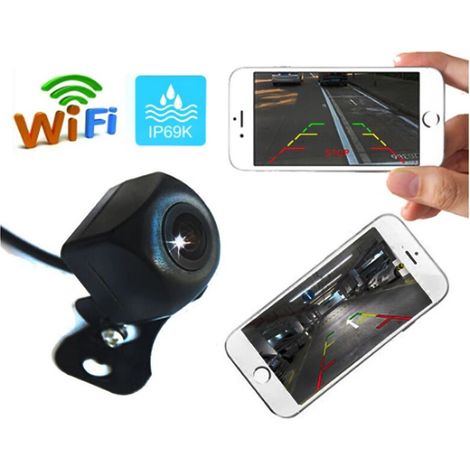 Wireless Car Rear View Camera WIFI Rear View Camera HD Dash Cam Night Vision Mini Body Tachograph for iPhone and Android (1/5)