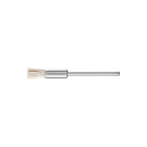 PFERD TOOLS Miniatur-Pinselbürste PBU Ø5 mm Schaft-Ø2,34 mm Aluminium-Oxid-Filament-Ø0,30 Korn 600 10 Stk