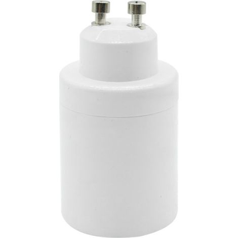 Adaptador GU10 a E26/E27 (base de bayoneta GU10 a casquillo de rosca E26/E27) - Paquete de 3