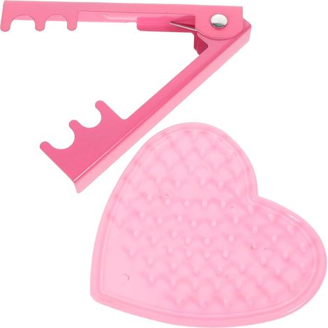 Outil D’arrachage de Feuilles Épineuses Rose, 1 Set, Plastique  Fer, Forme Cœur, pour Tiges de Rose et Fleurs, Usage Maison et Bouquet Diy, Enlève Épines et Bavures (1/5)