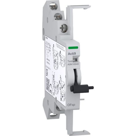 Acti9- contact auxiliaire RCCB-ID - 1F+1OF - 380..415V - 100mA à 6A (A9N16940)