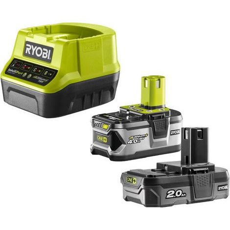 Ryobi RC18120-242 Batterie-Kit-Ladegerät 18V ONE+ (2,0 + 4,0) Ah (1/4)