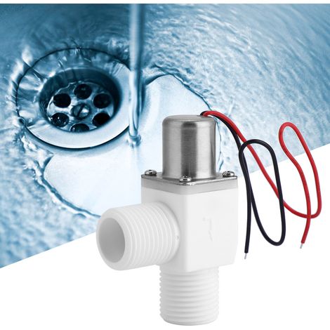 Vanne Solénoïde Électrique 4.5‑6VDC 1/2" pour Contrôle d'Eau Plastique (1/5)
