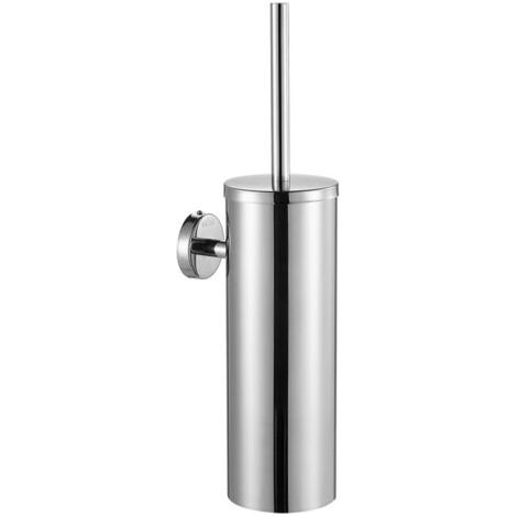 royaluxe-Brosse WC avec support - Porte-brosse WC - Porte-brosse WC suspendu - Acier inoxydable (1/5)
