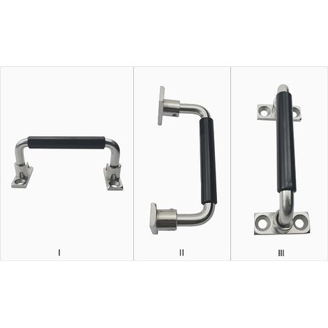 Stainless Steel Folding Drawer Handle Hole Length 10cm (1/4)