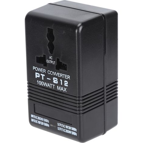 Convertisseur de tension CA 100-120 V vers 220-240 V, transformateur élévateur de tension 100 W (1/5)