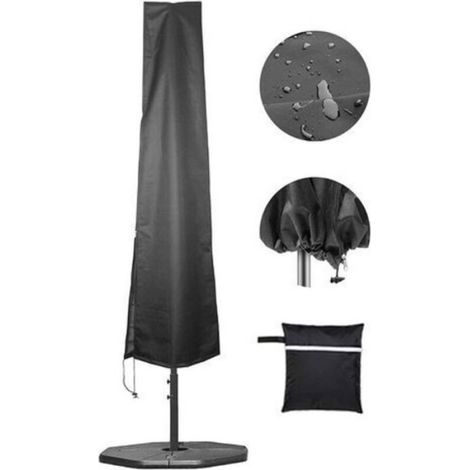 Housse imperméable anti-UV pour parasol 262x89cm (1/5)