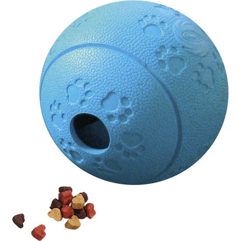 Nobby Hundespielzeug Vollgummi Snackball blau 11 cm Ball