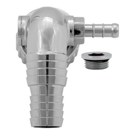 CURVETTA SCARICO LAVATRICE CON TAPPO E ATT. ASCIUGATRICE 1"