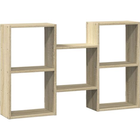 Wandregal Sonoma-Eiche 96x18x60 cm Holzwerkstoff vidaXL (1/5)