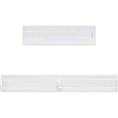 4PCS Separateur Tiroirs, Separateur Tiroirs Reglable Séparateurs de tiroirs Transparents, réglables et Extensibles, en Acrylique