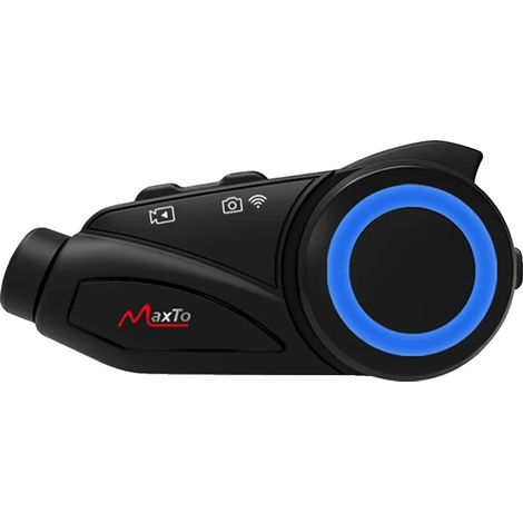 Casco de motocicleta, intercomunicador Bluetooth, grabadora de vídeo, se puede añadir una tarjeta TF de 32 GB. (1/2)