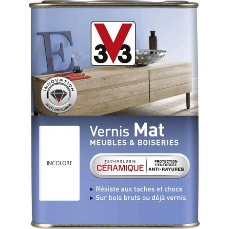 Vernis intérieur Meubles et boiseries V33 Incolore Mat 1L