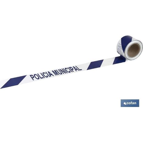 Cinta Balizamiento Policia Municipal 80mmx100mts