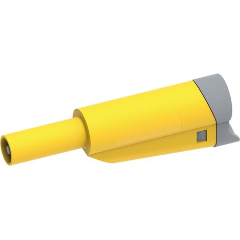 Electro PJP 1076-CD1-J Fiche mâle de laboratoire mâle, droit Ø de la broche: 4 mm jaune 1 pc(s) (1/3)