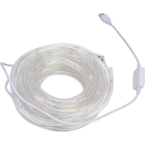 Tube lumineux LED Bluetooth 10m 100LED RGBW, contrôle via APP, musique synchronisée, 16 millions de couleurs, étanche, décoratif pour fête, chambre, anniversaire (alimentation USB) (1/5)