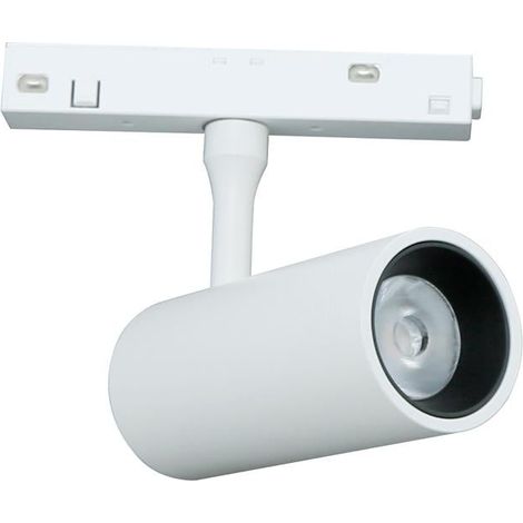 IluminaShop - Foco LED Blanco para Carril Magnetico 7W Magne Chip Osram 48V Monofasico CRI 90 UGR 17 Serie Even  Blanco Neutro 4500K (1/3)