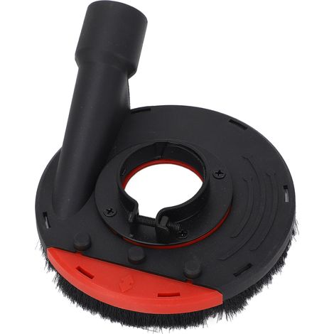 Capot anti-poussière 4" B-100H Rouge Noir pour meuleuse d'angle 100/115mm, protection efficace et montage rapide sans outil (1/4)