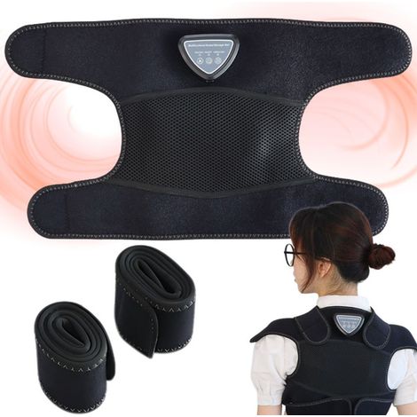 Appareil de massage électrique pour genoux et dos avec fonction chauffante-AquaForge