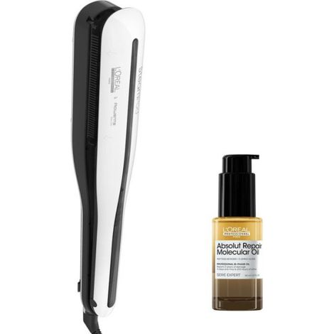 Pack Steampod 3 - L'ORÉAL PROFESSIONNEL - Lisseur Vapeur Professionnel + Huile Bi-Phase Absolut Repair Molecular (1/5)