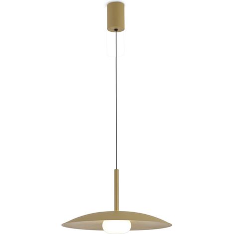 Suspension, Suspension réglable LED ronde ø46 cm Lidia Doré en Metal, MANTRA (1/3)