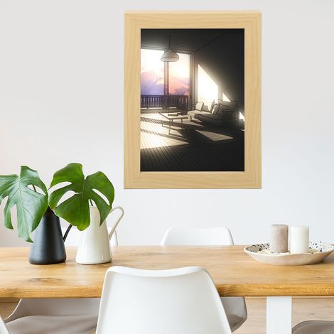 Veilleuse décorative LED avec tableau de chevet, style anime japonais, 3 modes d'éclairage, veilleuse moderne et créative simulant la lumière du soleil, applique murale décorative d'intérieur, petite  (1/5)