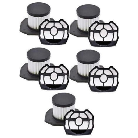 Lot de 5 filtres avec 2 préfiltres de rechange pour aspirateur balai Ryobi P718 313282002 18 volts