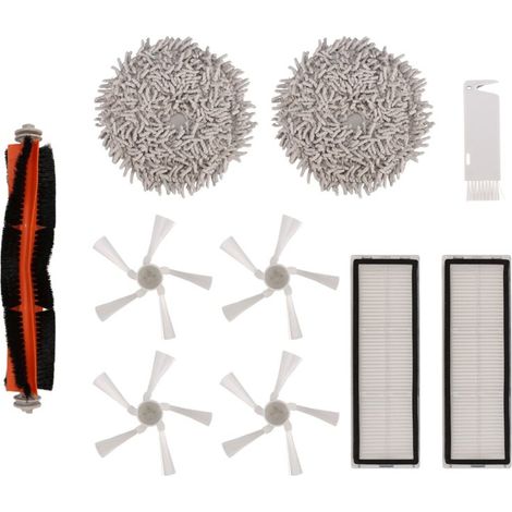 Accesorios para aspiradoras robot: cepillo lateral, filtro HEPA, repuestos para mopa. (1/4)