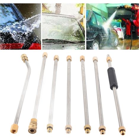 Kit de rallonge pour nettoyeur haute pression avec 5 embouts pour l'irrigation des jardins, pelouses et exploitations agricoles (1/5)