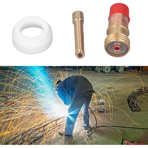 Kit d'accessoires WP17/18/26 pour connecteur de pistolet de soudage TIG oxyfluoré en 3 pièces (1/5)