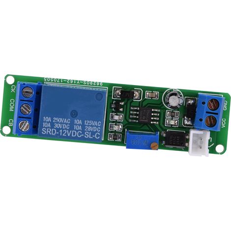 Minuterie à Délai Réglable DC 12V, Module de Temporisation Arrêt Automatique 110s