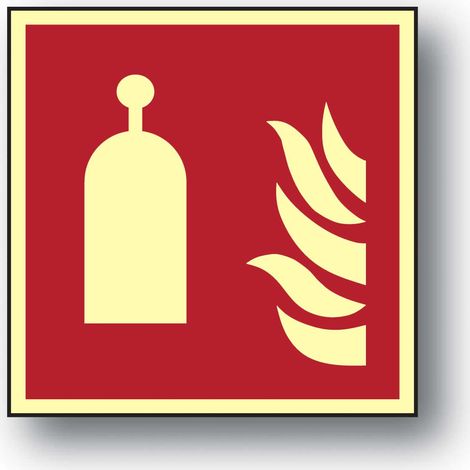 ZP-13 Schild 15x15 Brandschutz Fernauslösestation