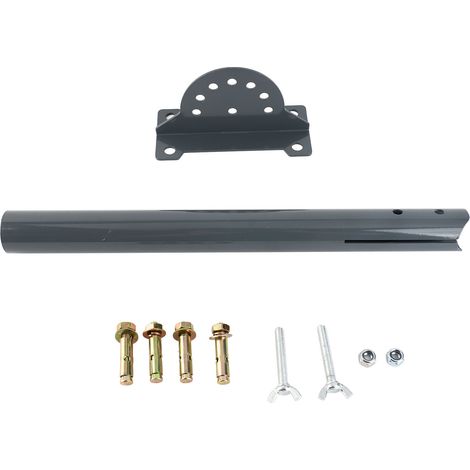 Support pivotant réglable pour poteau de toit en acier robuste de 2e génération, support pivotant pour camping-car, yacht, véhicule de camping (1/5)