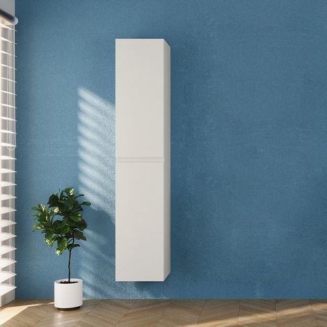 Colonna bagno 166 cm colore bianco opaco  LAC-EOLO-65 kamalu