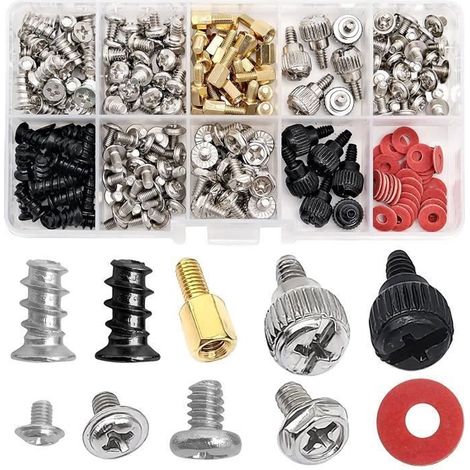 228 Pcs Vis pour Ordinateur PC Vis d\'ordinateur Boite de Vis PC pour la Montage PC et la Réparation de PC (1/4)