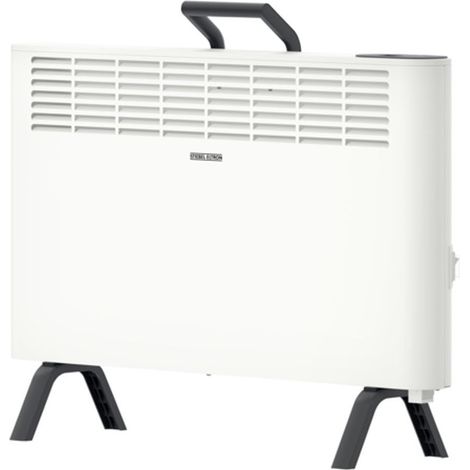 STIEBEL ELTRON Nuovo riscaldamento elettrico a risparmio energetico, CNS 2000 Plus LCD Move, 2 kW per circa 25 m², certificato TÜV, display LCD, timer settimanale, bianco, 207060