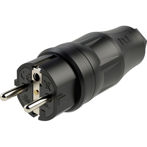 PC Electric 05721-ss Schutzkontaktstecker Kunststoff 250 V Schwarz IP54 (1/2)