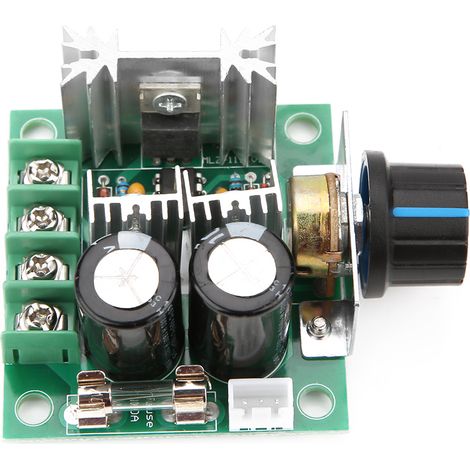 12V-40V 10A PWM-Gleichstrommotor-Drehzahlregler-Schaltmodul für stufenlose Drehzahlregelung (1/5)