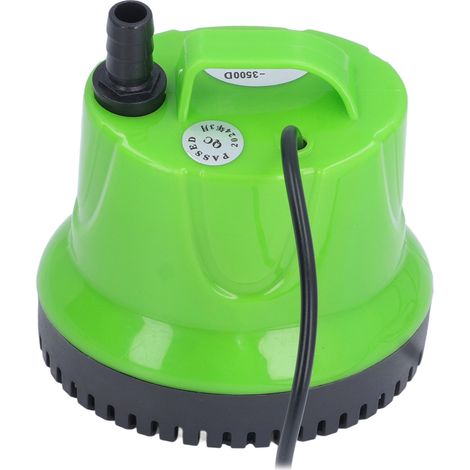 Pompe à eau submersible 925 GPH 60W pour fontaine, piscine, vidange d'aquarium, bassin, cascade, prise UE 220-240V (1/5)