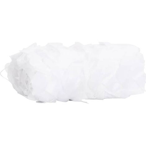 Filet de camouflage avec sac de rangement 833x297 cm blanc