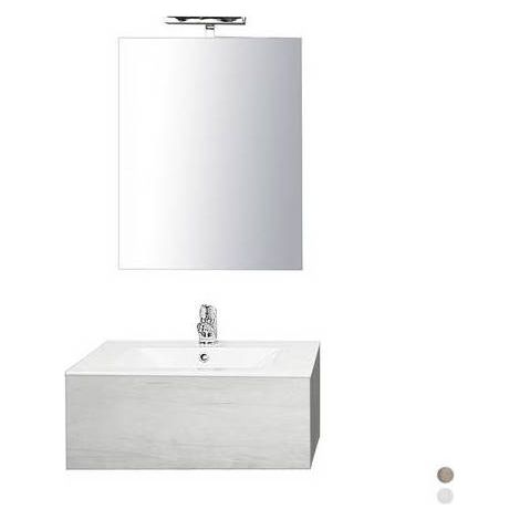 MOBILE BAGNO SOSPESO DA 70 MOD. UNIKA Misura: Olmo Bianco